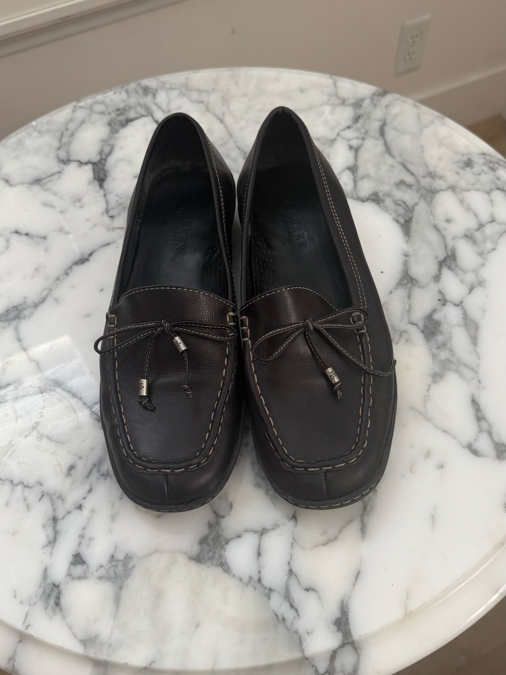 Ralph Lauren Brown Leather Loafer